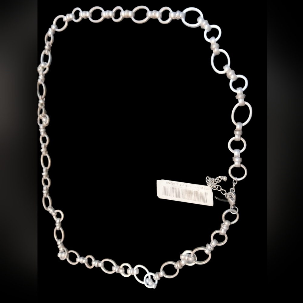 Southern Living - NWT, Silver Colored 17" Necklace W/ Lobster Claw Closure,...